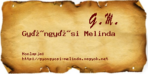 Gyöngyösi Melinda névjegykártya